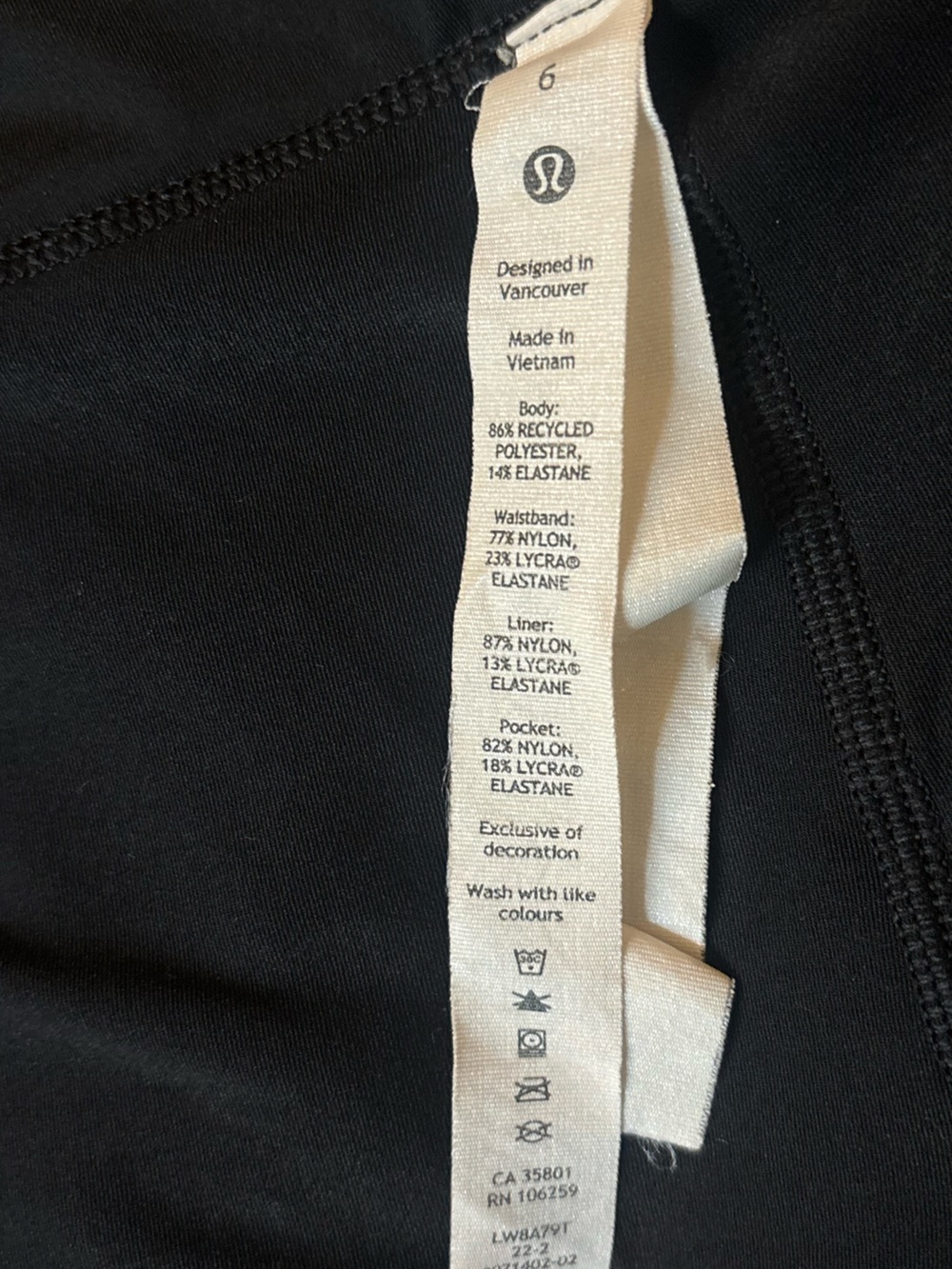 lululemon athletica Black Skater Tennis Skirt with Zip Pocket - Picture 15 of 16